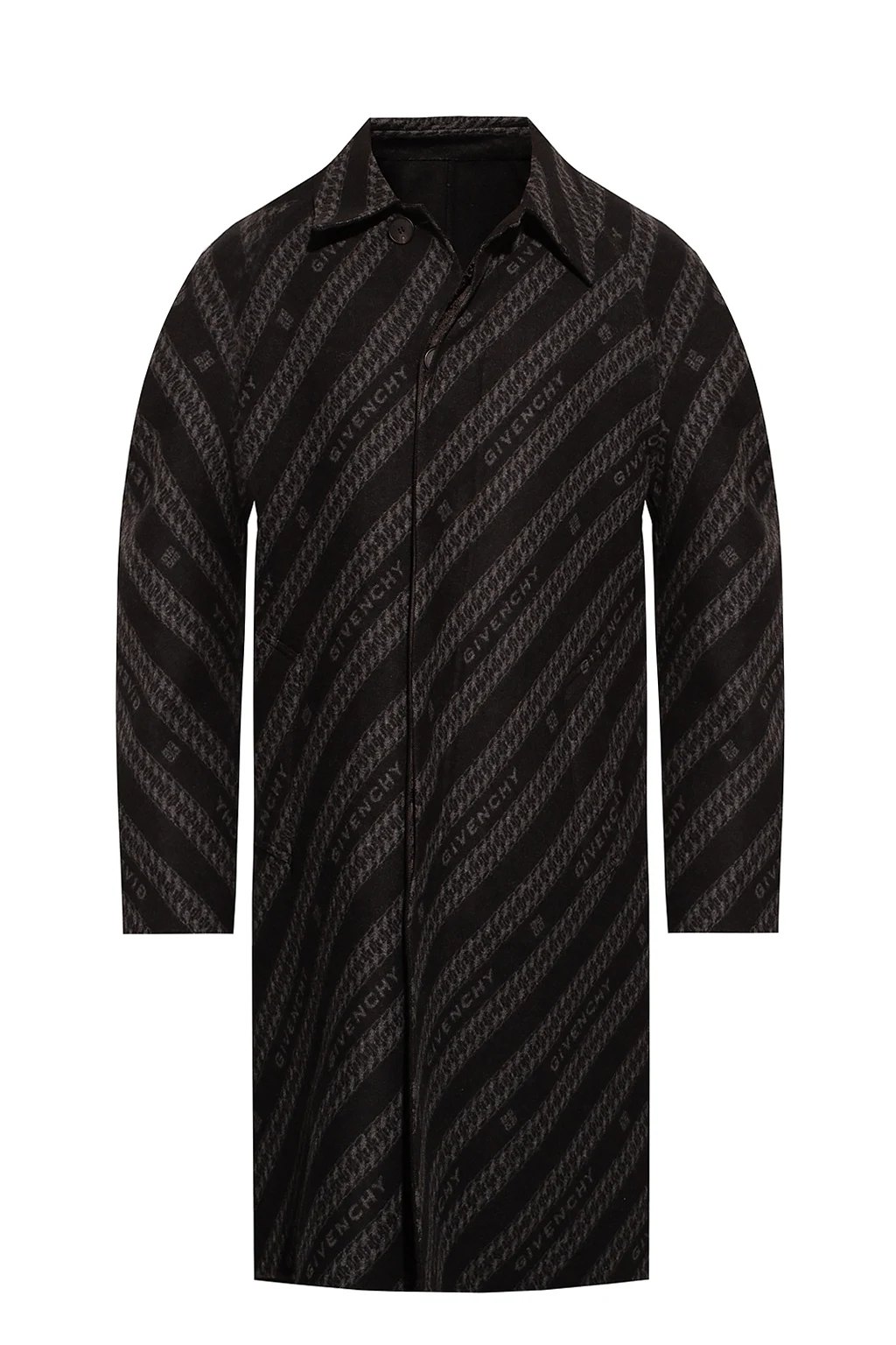 Reversible coat with logo