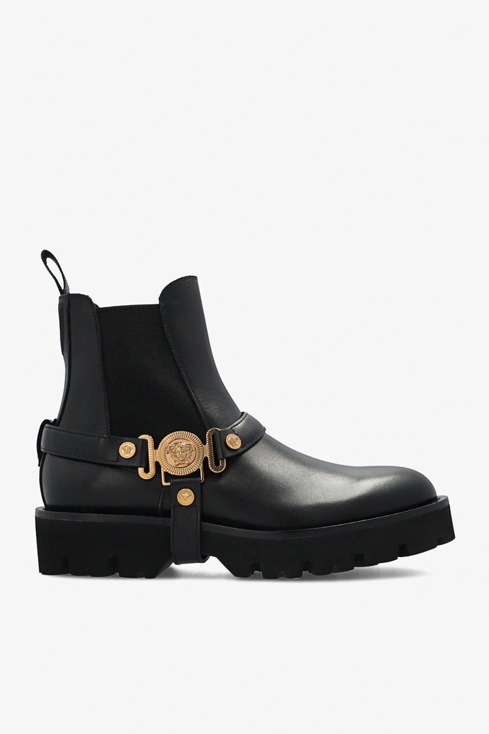 Leather ankle boots