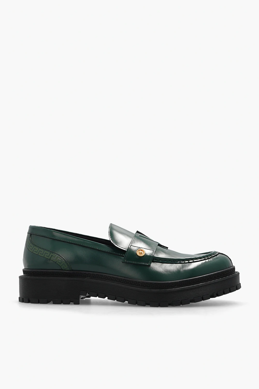 Leather loafers