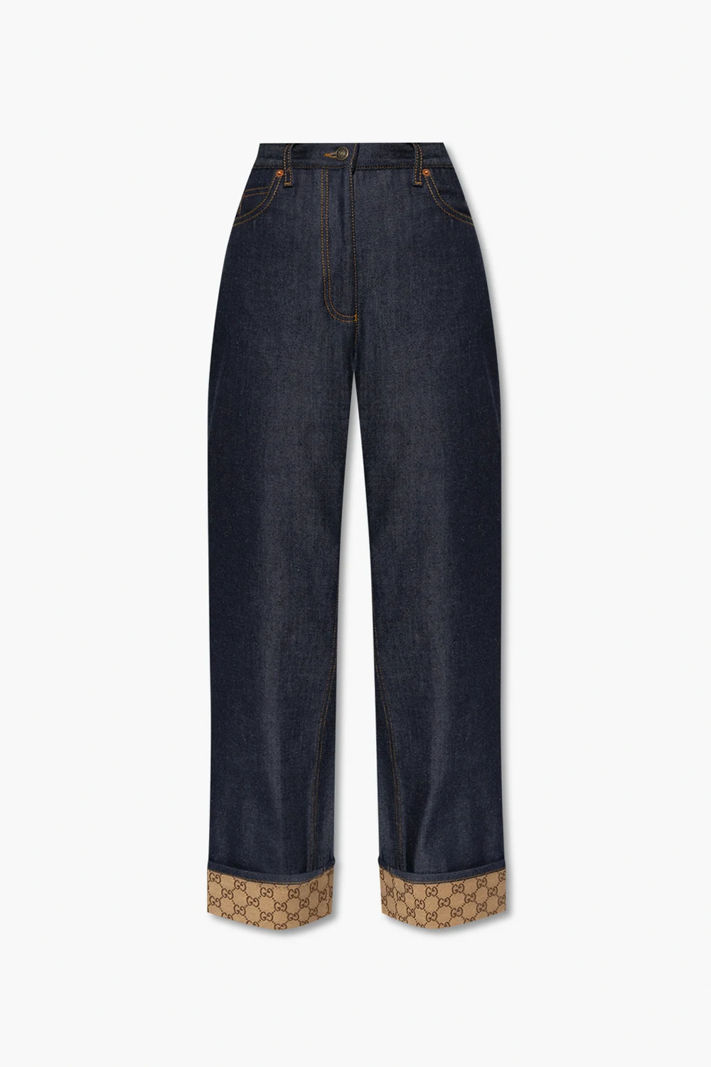 Jeansy z monogramem