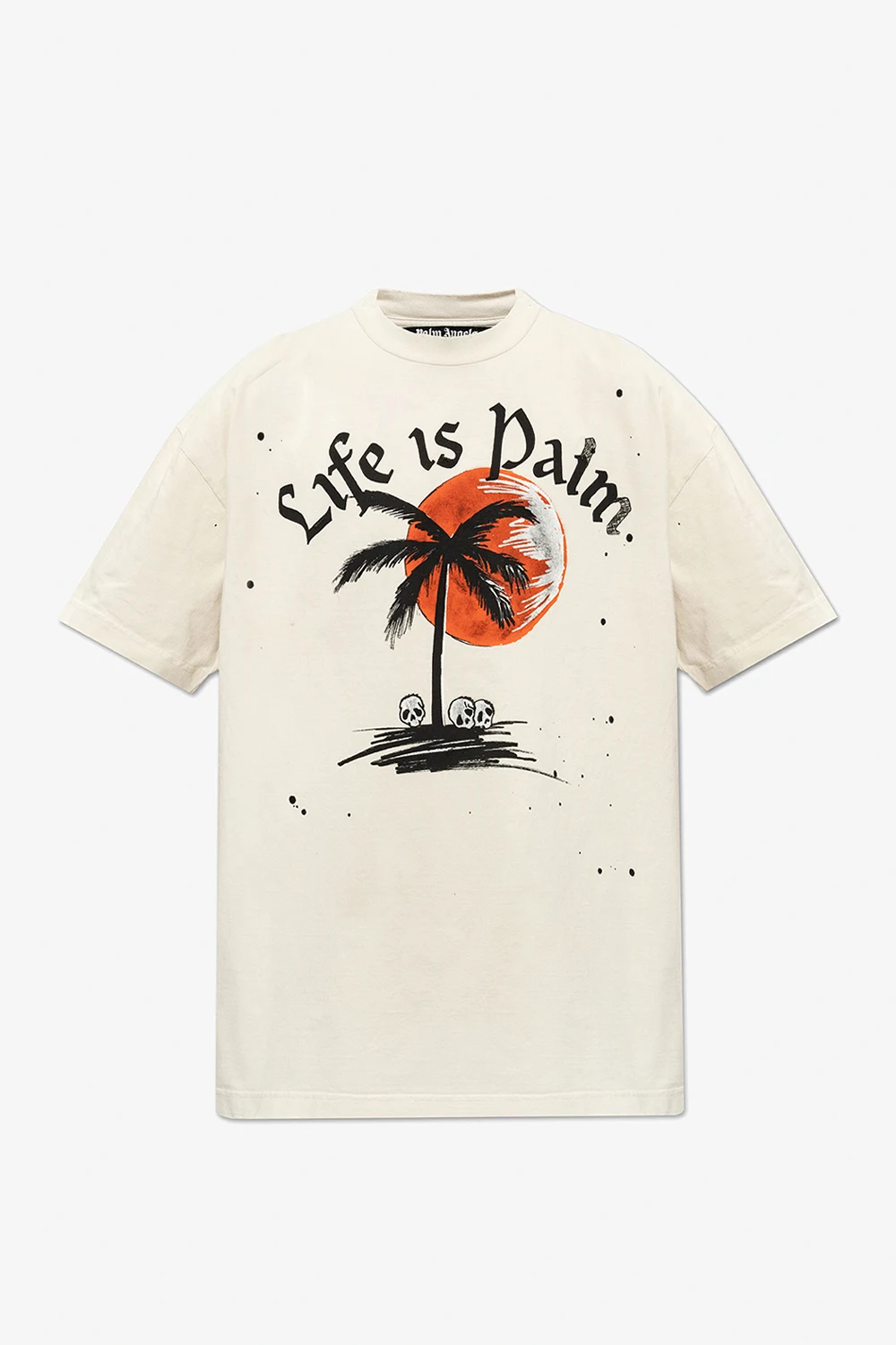 cream Printed T-shirt