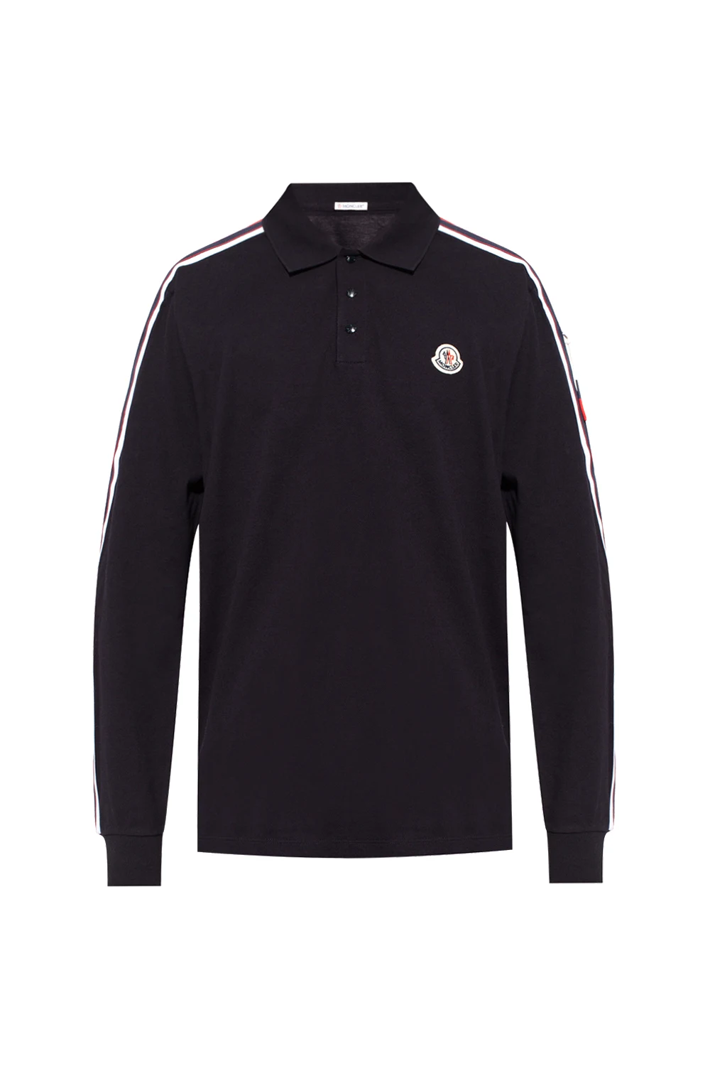 Polo shirt with long sleeves