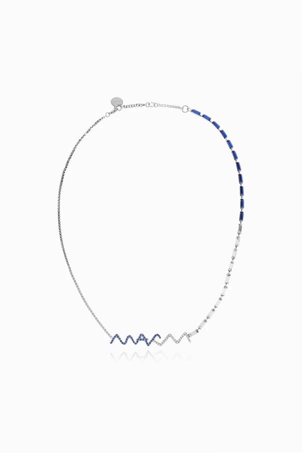 SILBER Messing-Halskette