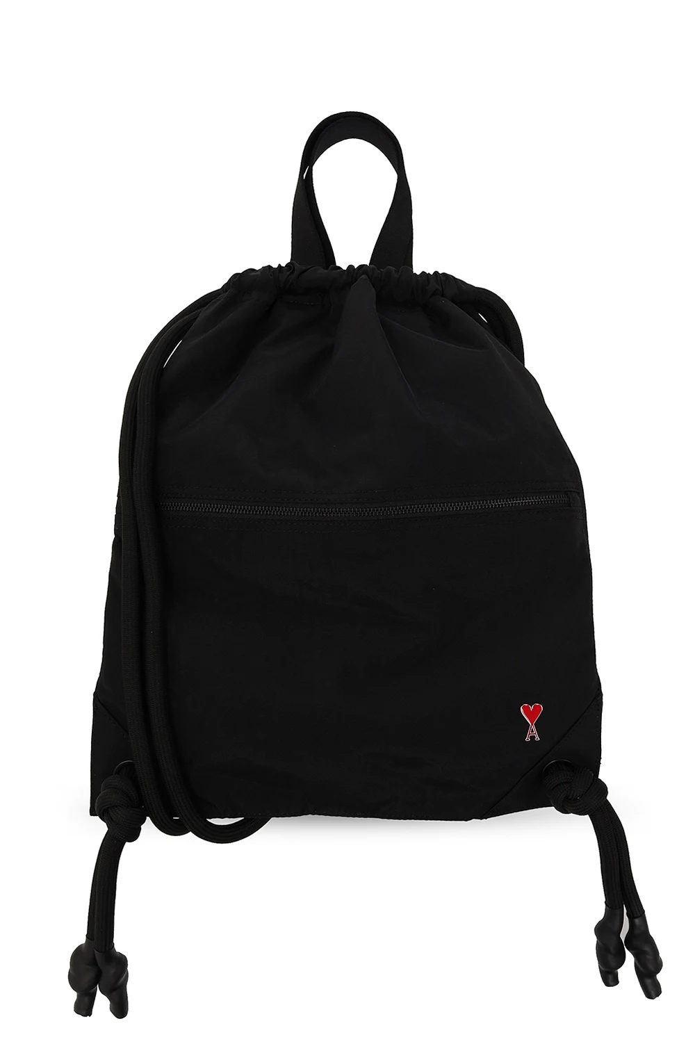 BLACK Backpack with logo