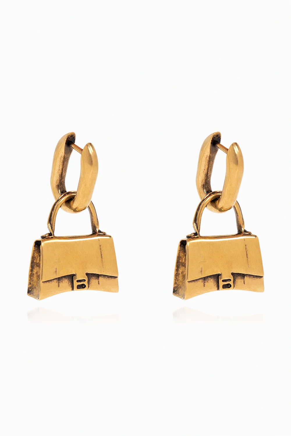 Earrings with ‘Hourglass’ bag charm