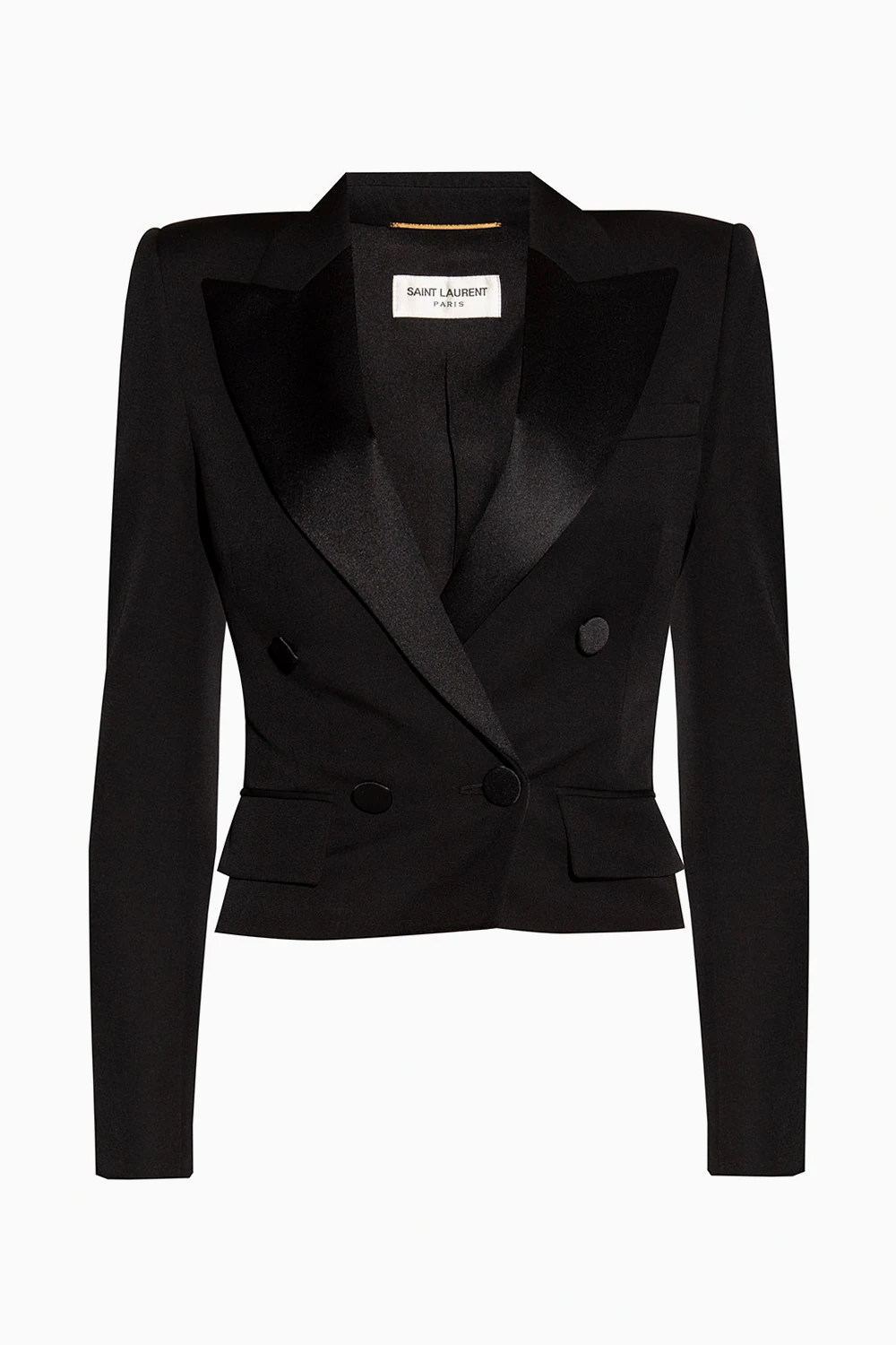 BLACK Double-breasted blazer
