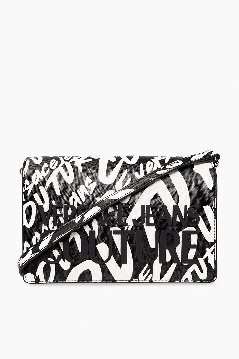 BLACK Patterned shoulder bag