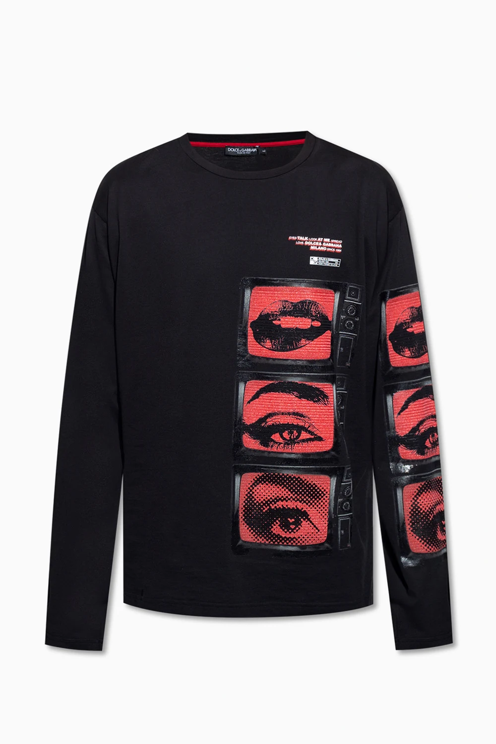 BLACK Long-sleeved T-shirt