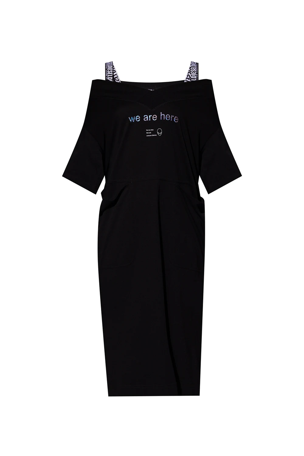 BLACK Oversize dress