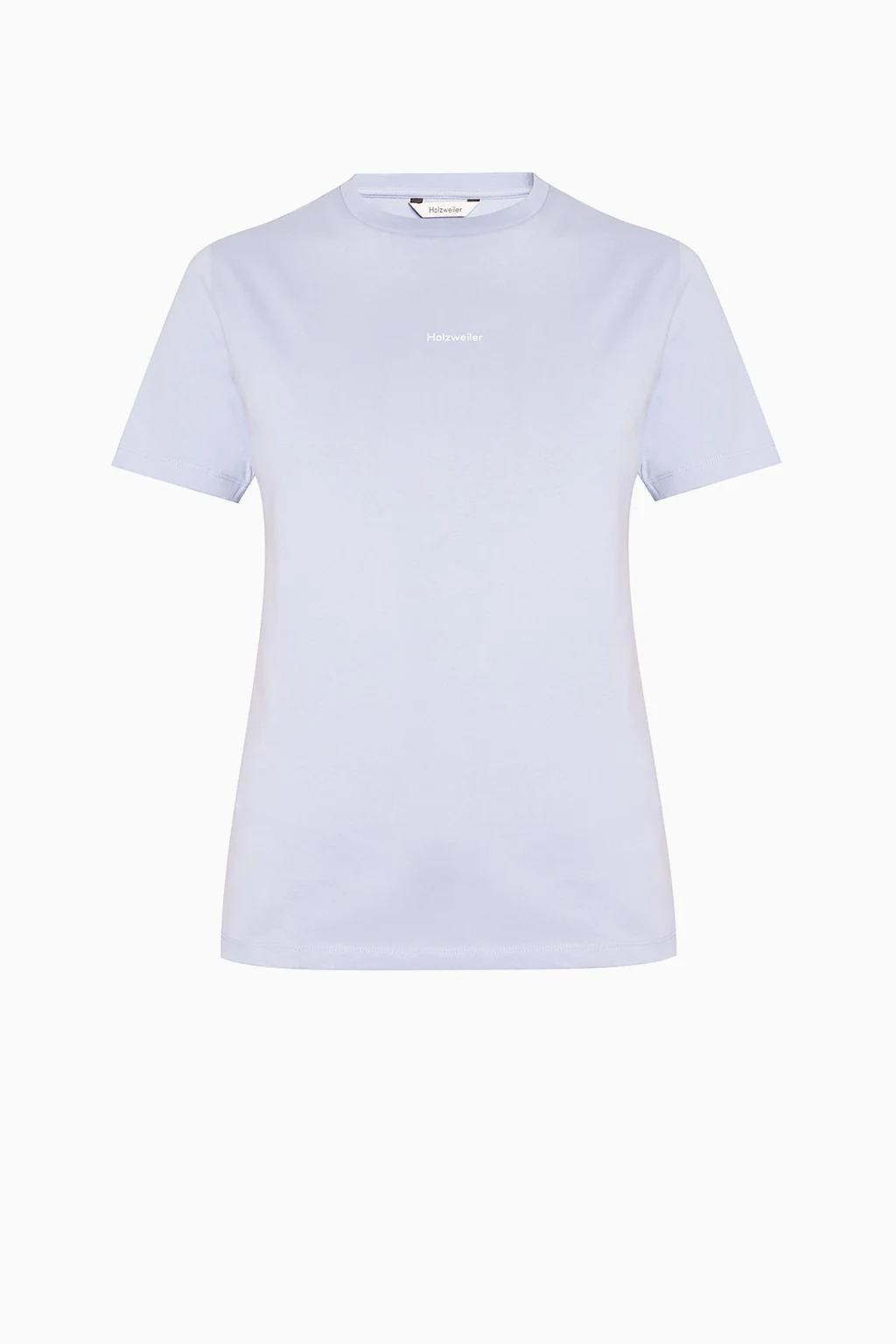 light blue T-shirt with logo