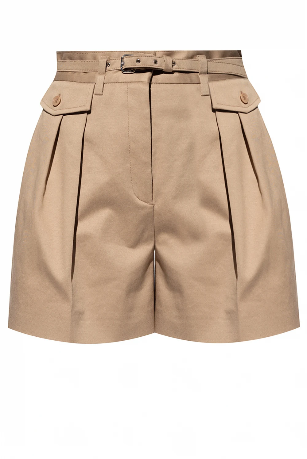 Shorts with gathers