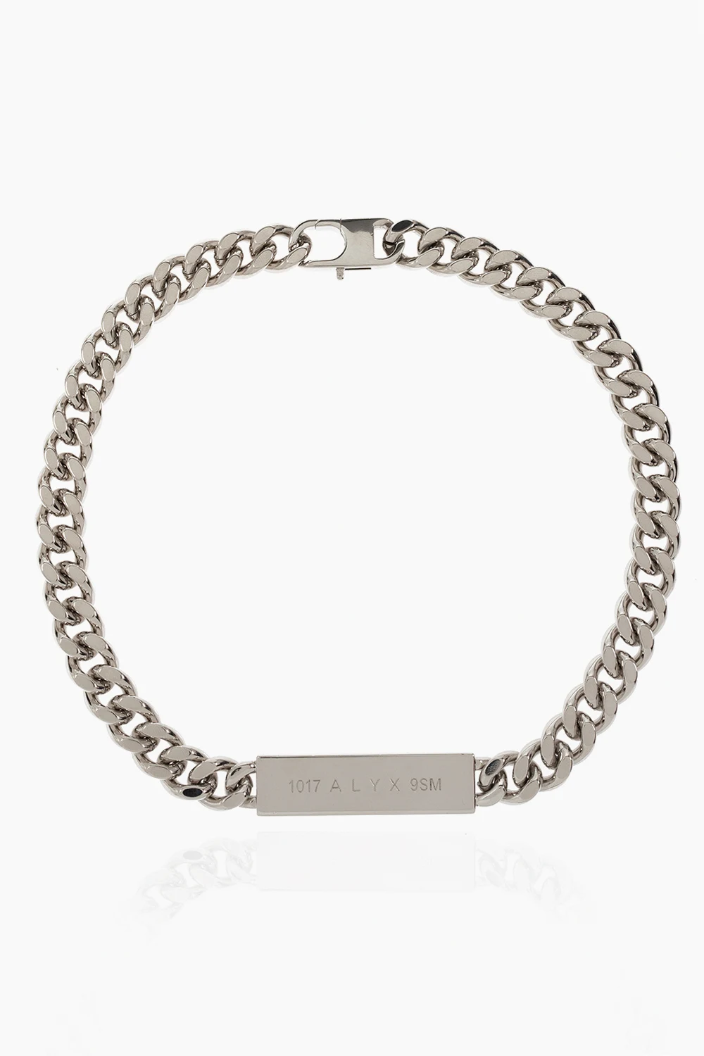 SILVER Logo necklace