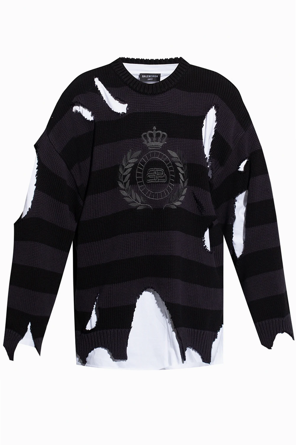 BLACK Sweater with logo
