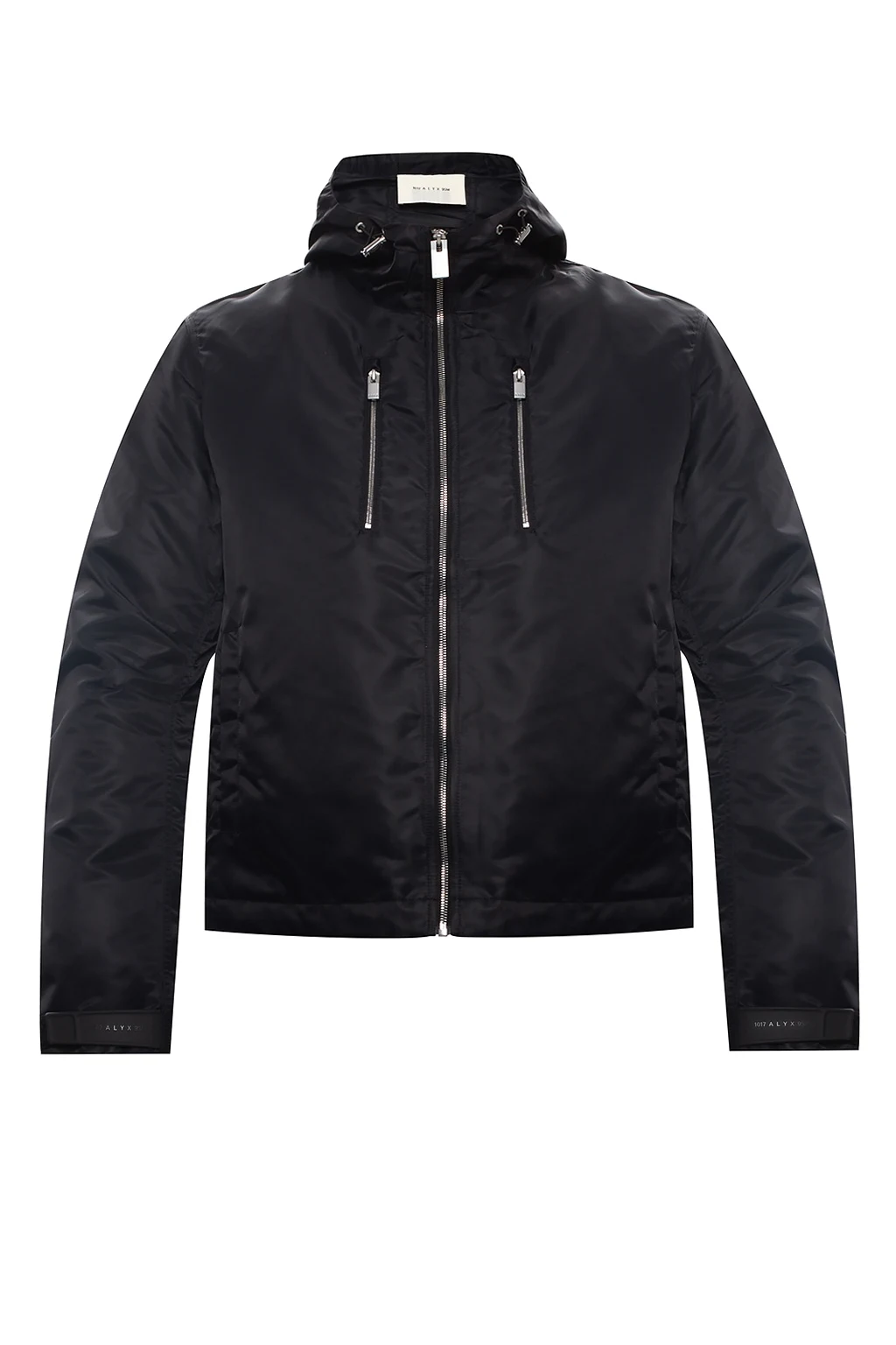 BLACK Hooded jacket
