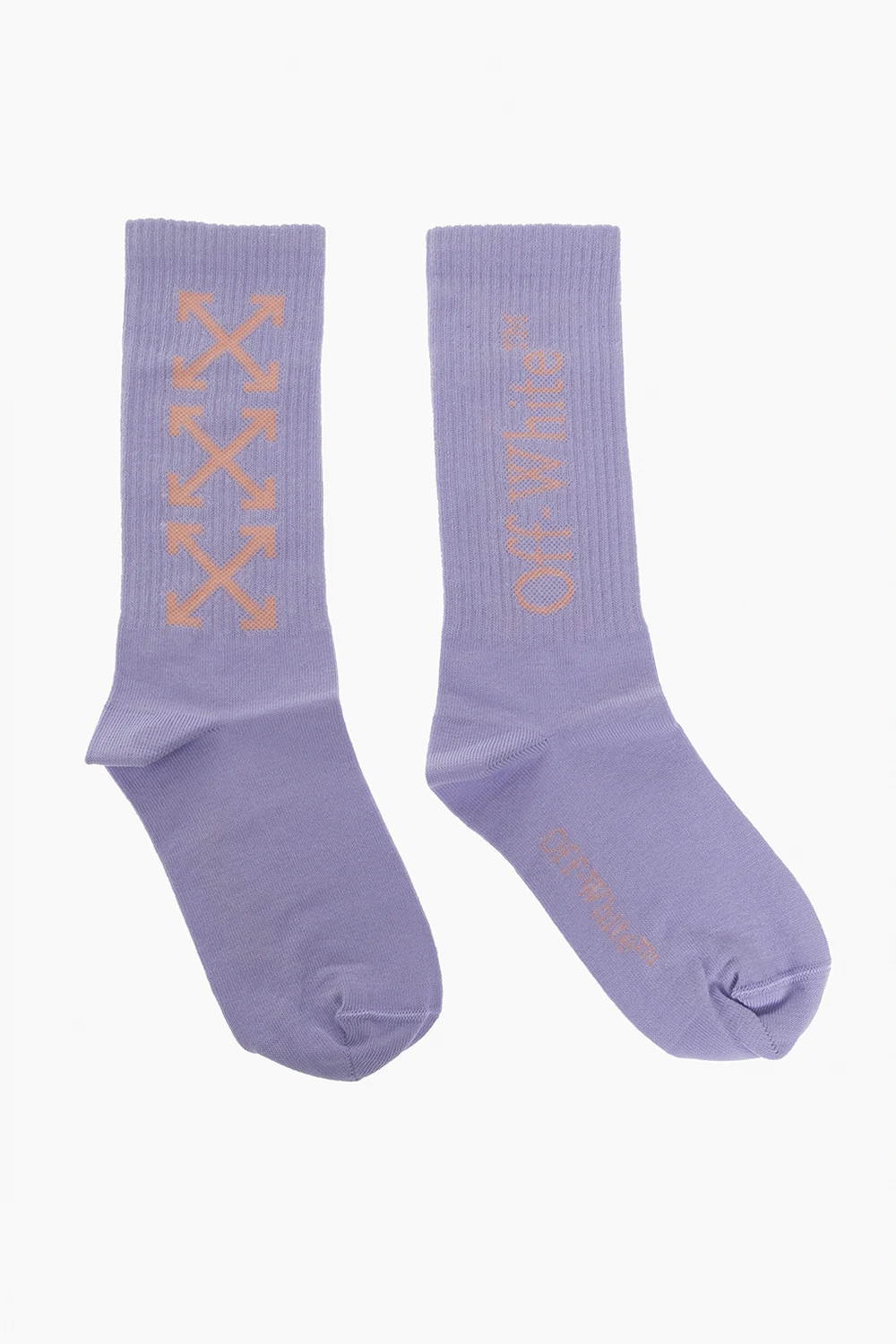 PURPLE Socks with logo