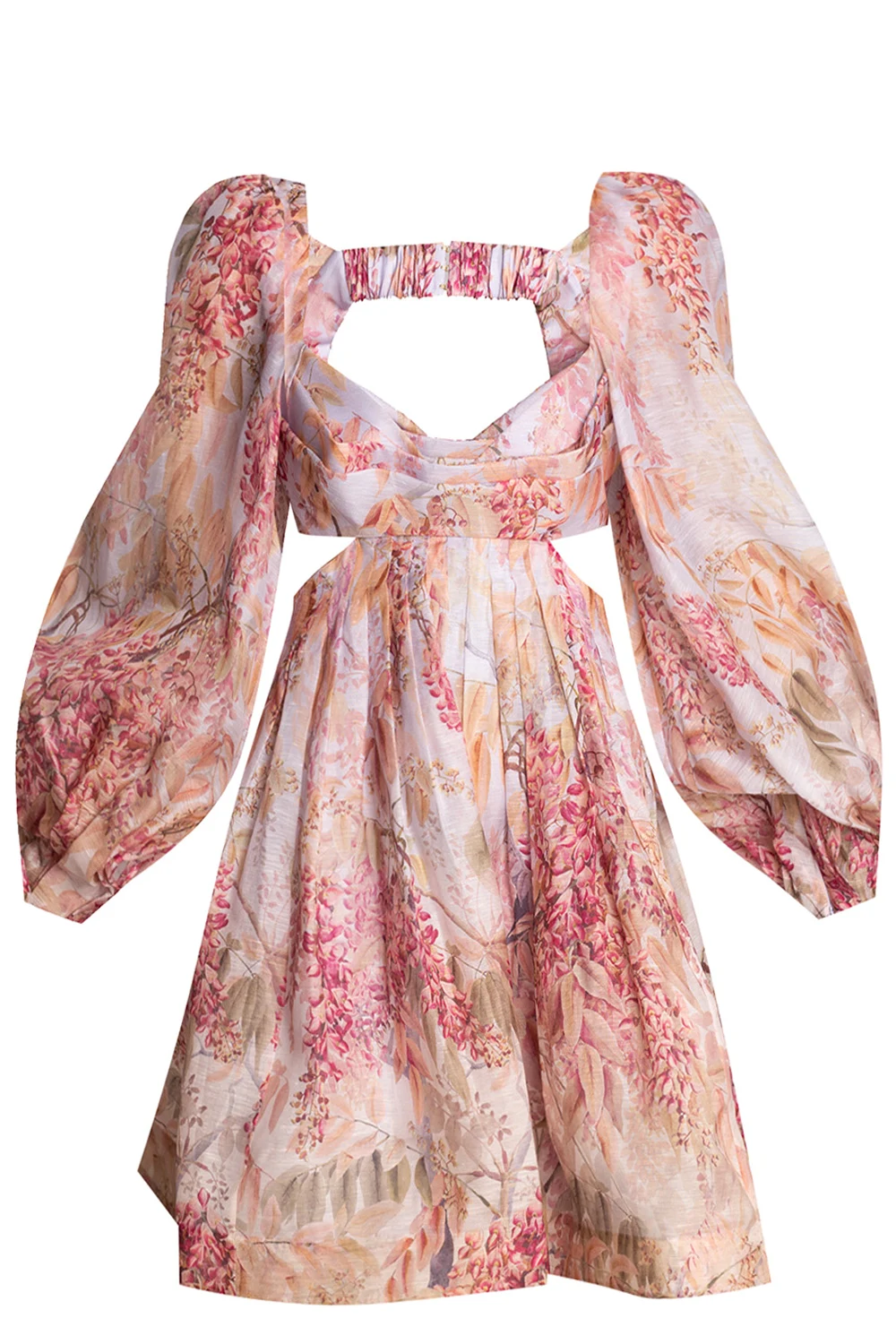 Floral motif dress