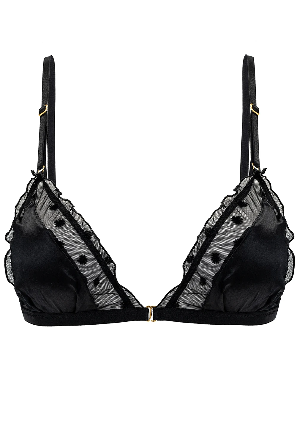 BLACK ‘Savenay’ bra