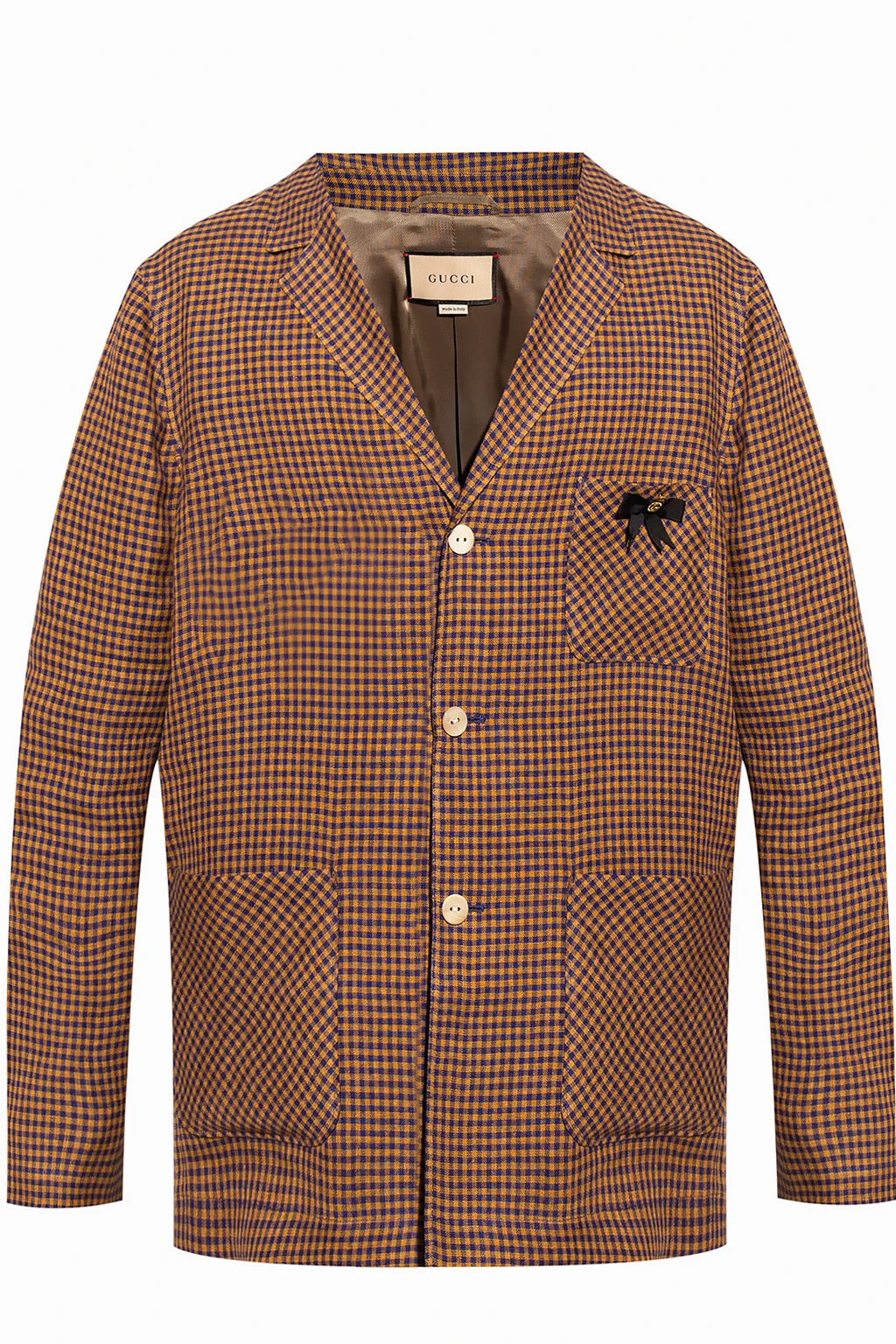 Checked blazer