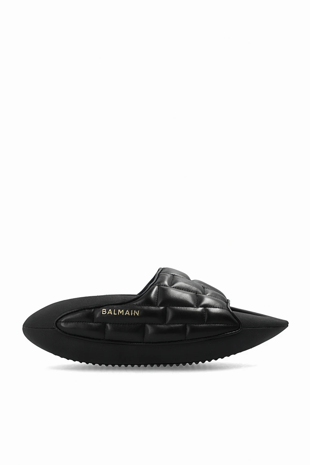 BLACK ‘B-IT’ quilted slides
