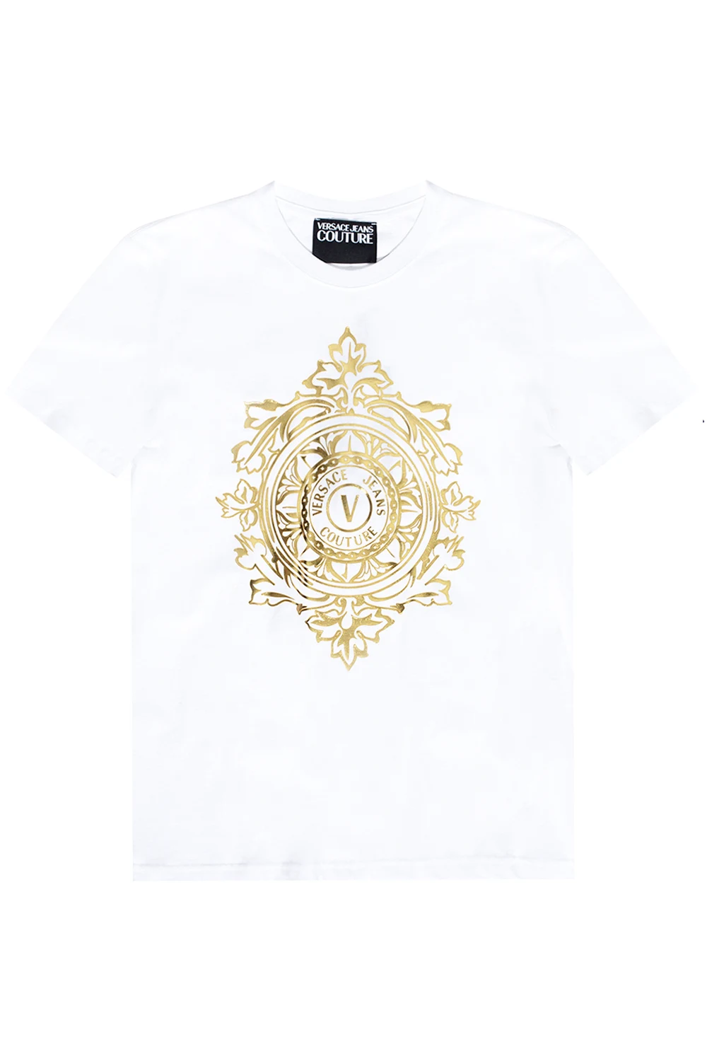 WHITE Logo-printed T-shirt