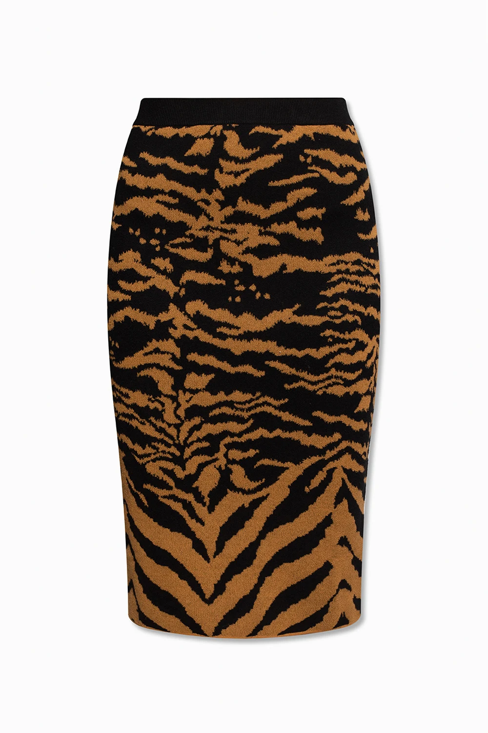 BROWN Patterned skirt