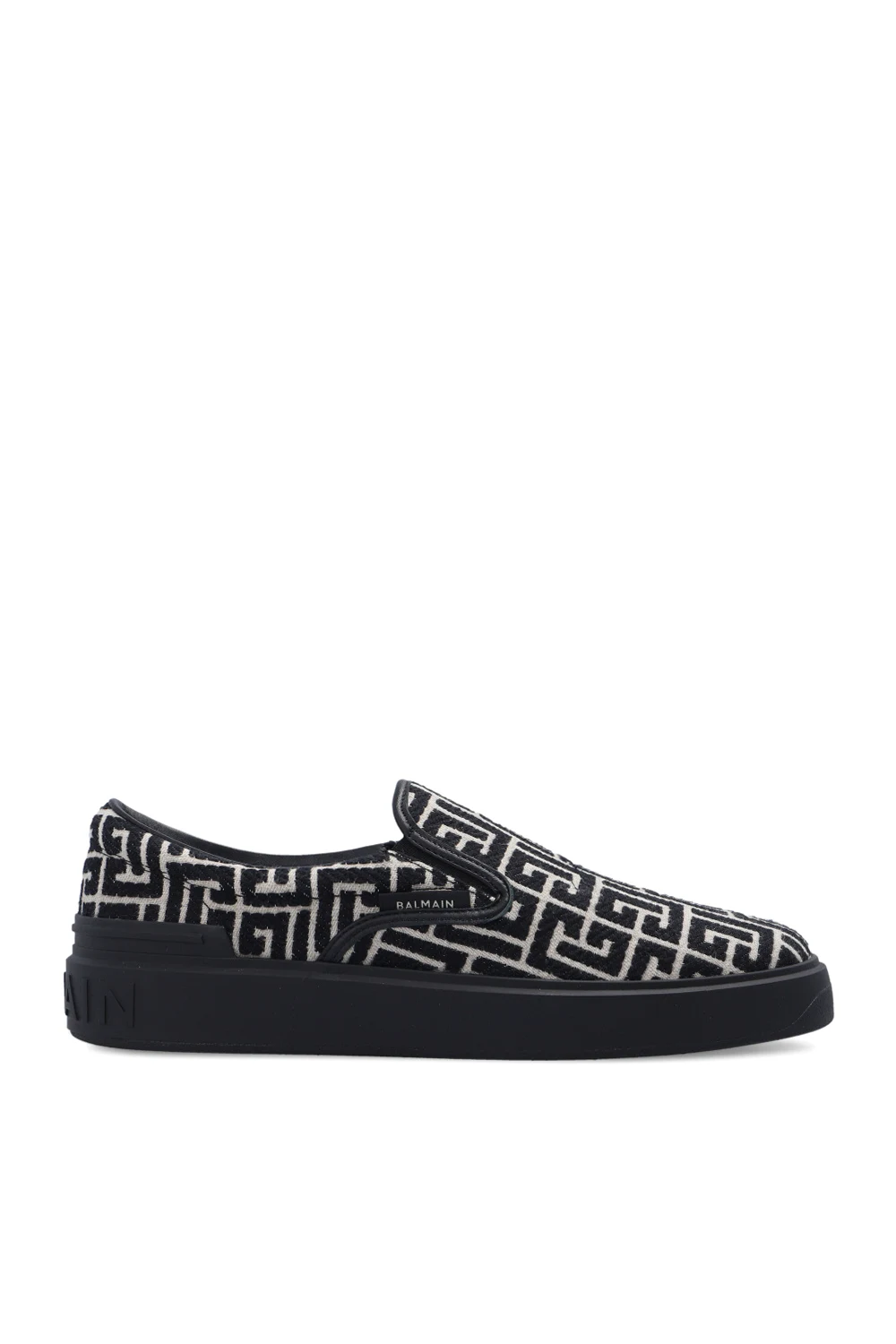 BLACK Slip-on sneakers