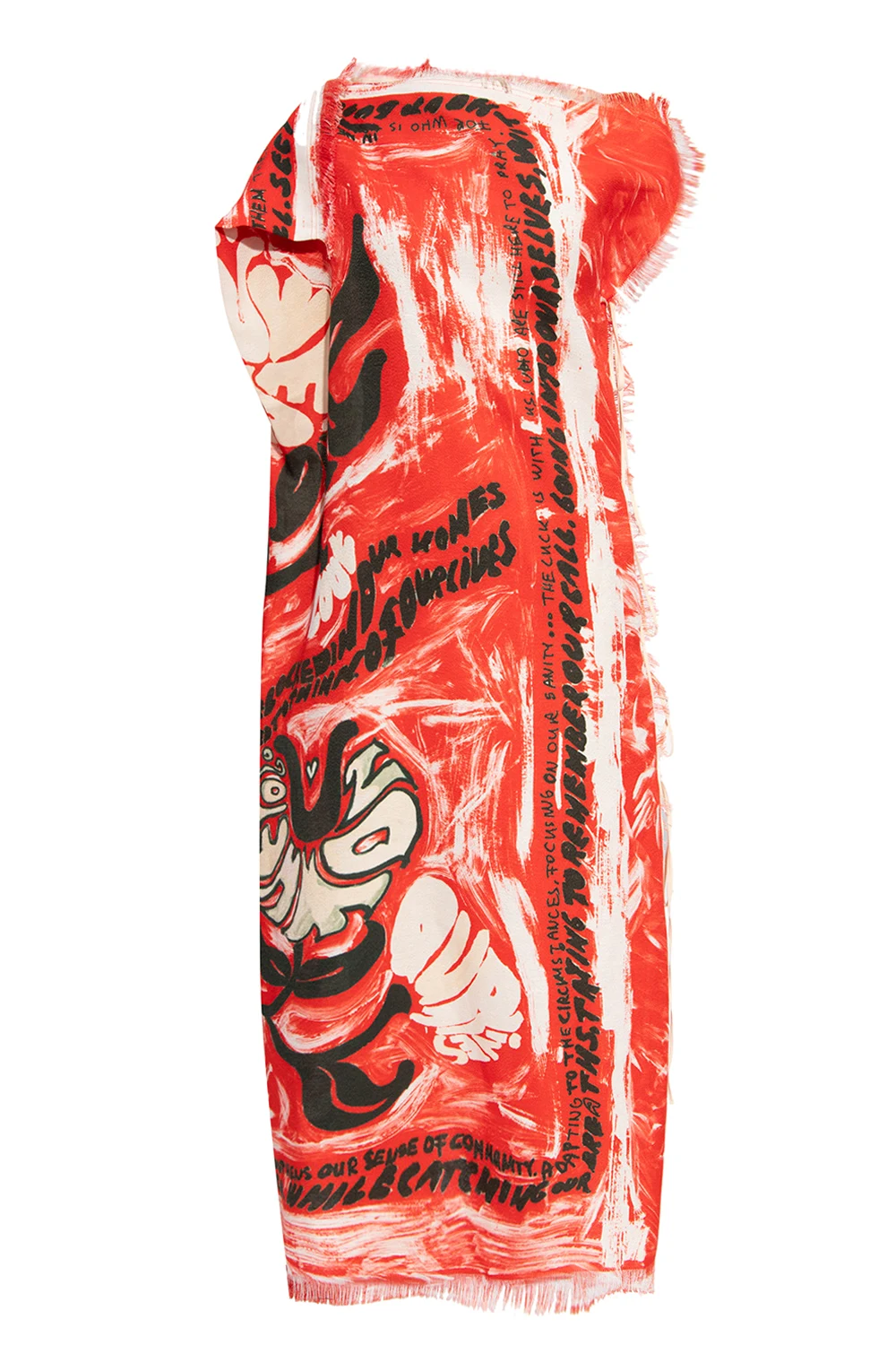 Patterned sleeveless dress