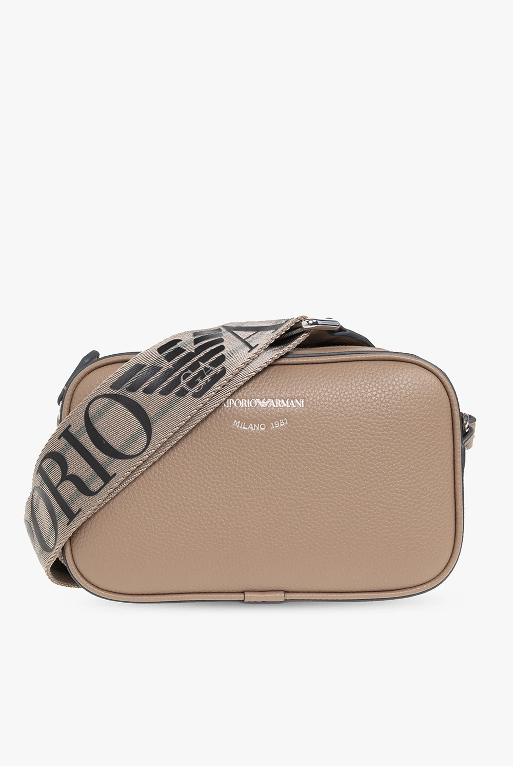BROWN Shoulder bag with logo
