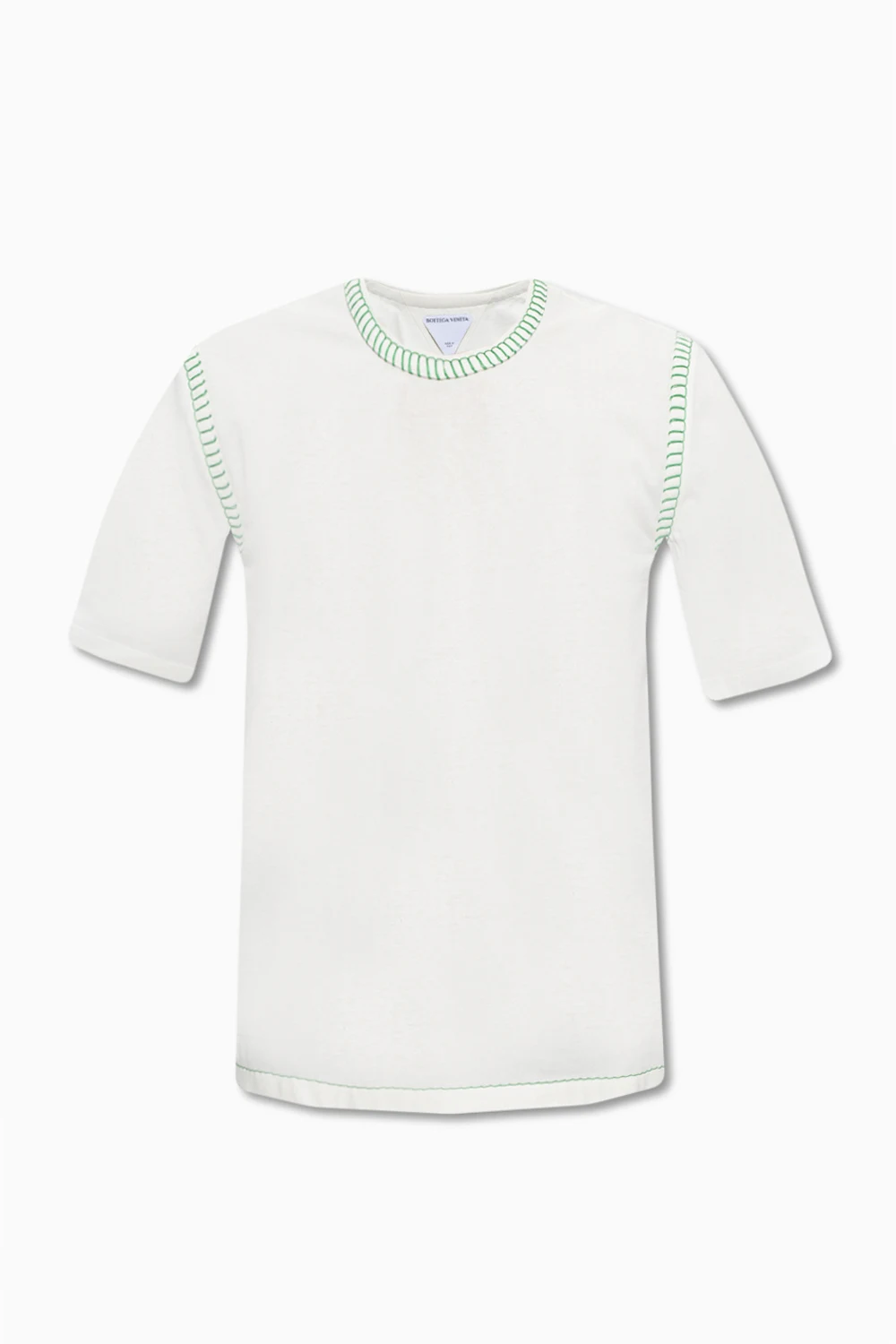 T-shirt z dekoracyjnymi przeszyciami