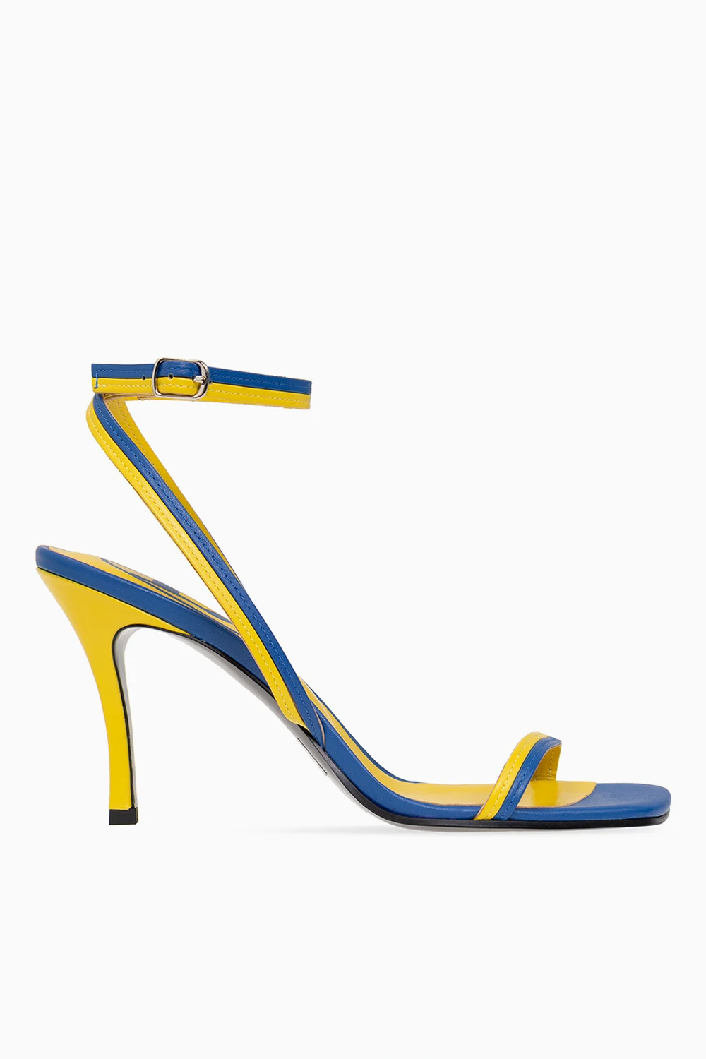YELLOW  'SA-ALHENA' heeled sandals