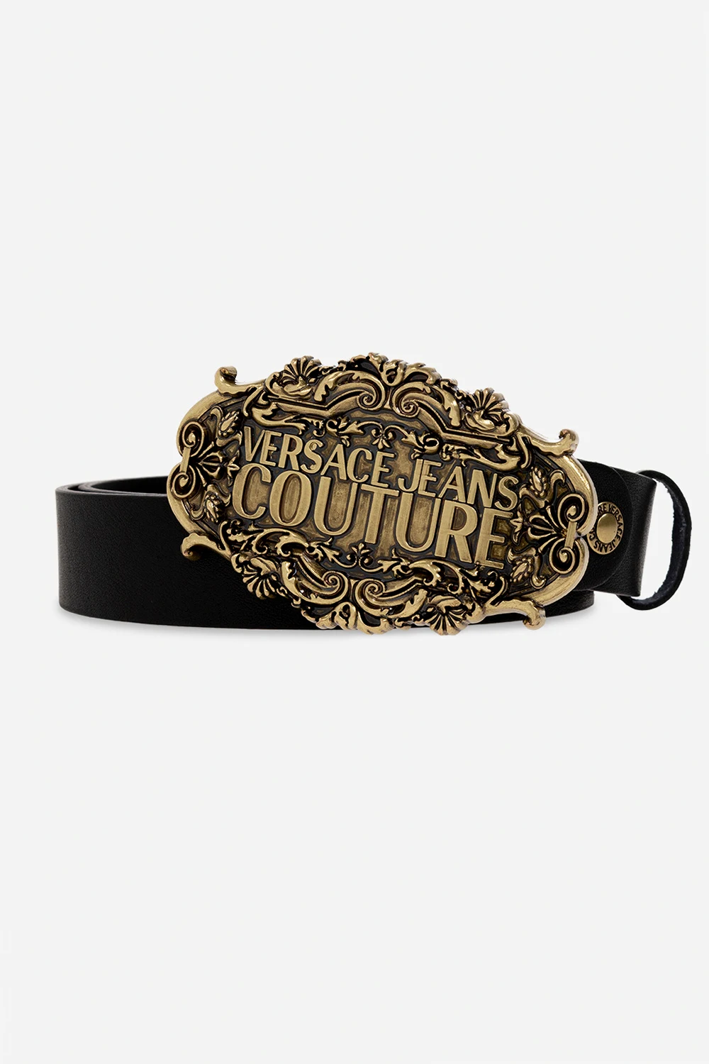 BLACK Belt with decorative buckle
