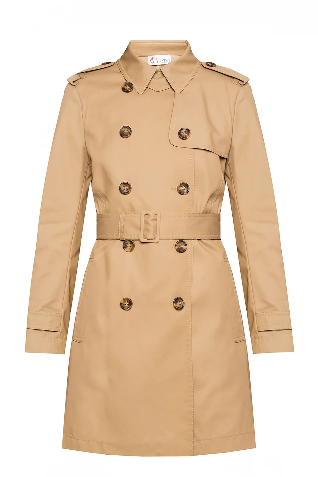 Double-breasted trench coat