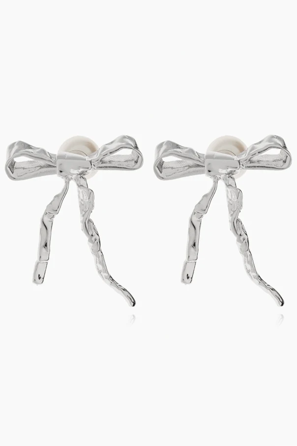 SILBER Ohrringe mit Schleife