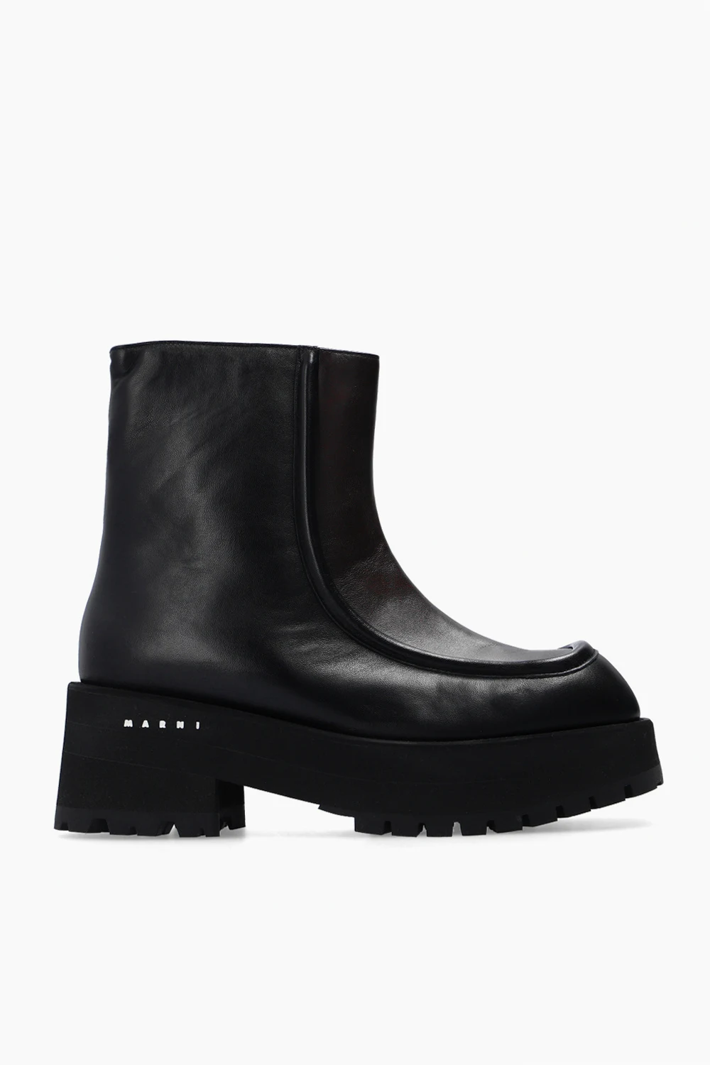 Ankle boots with logo