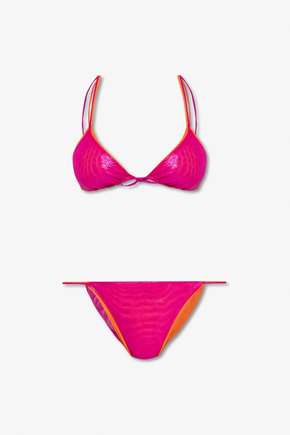 Bikini with lurex finish