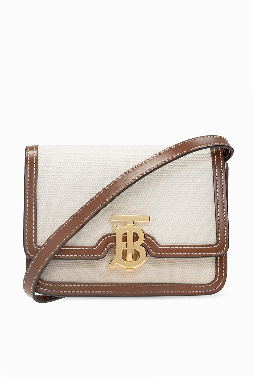cream ‘TB’ shoulder bag