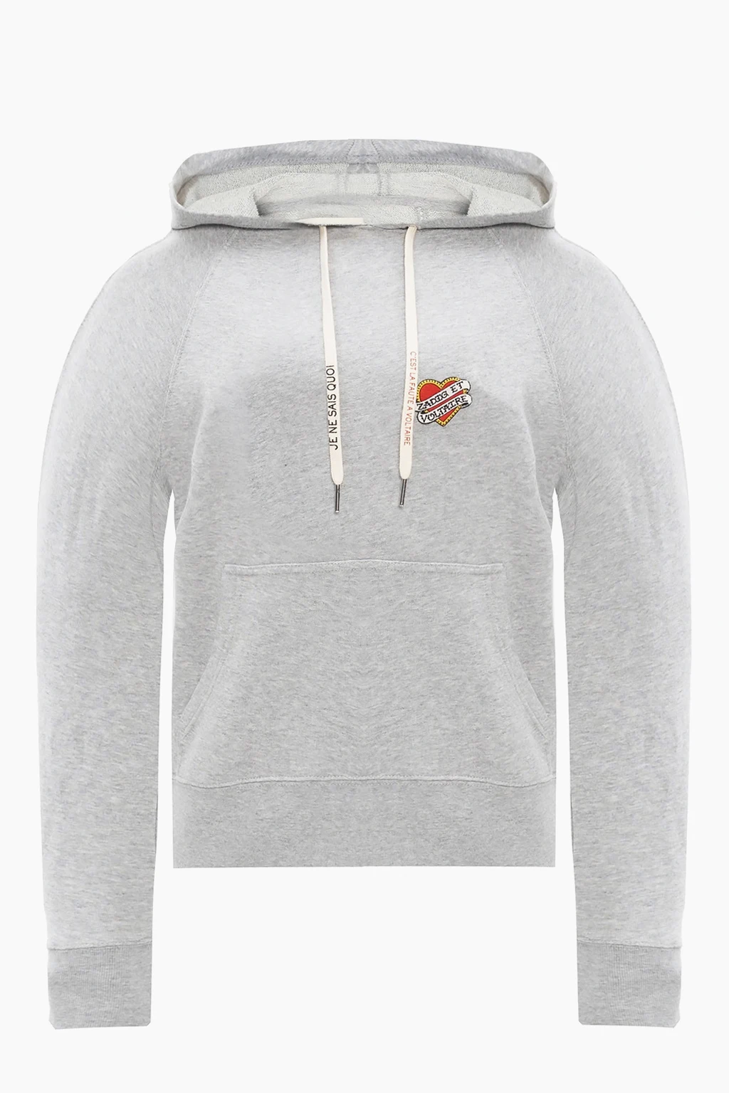 Patched hoodie