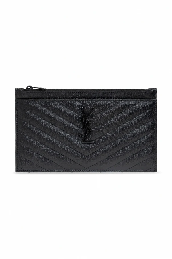 BLACK ‘Monogram’ bill pouch