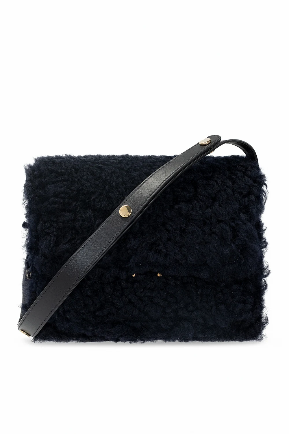 Fur shoulder bag