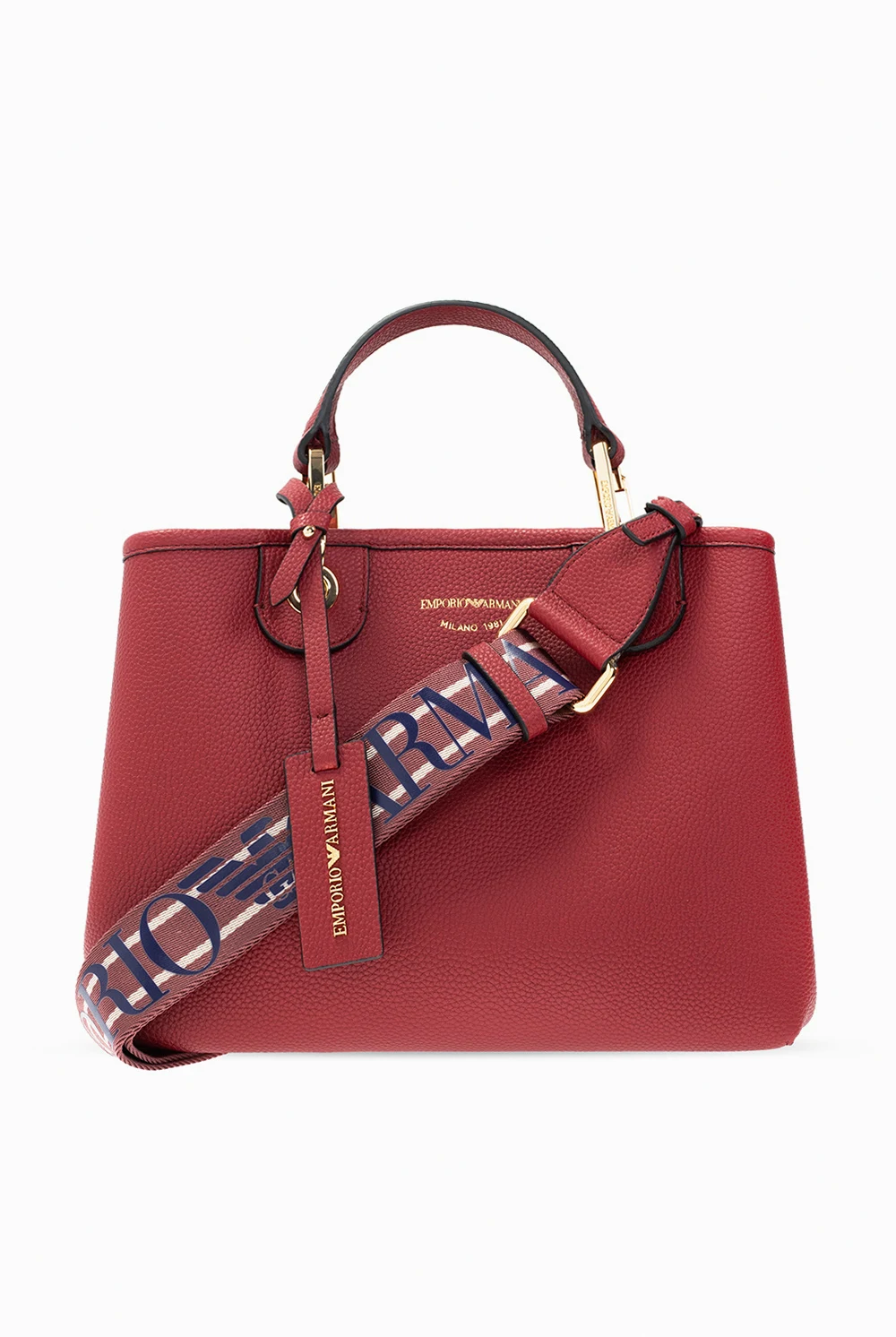 RED Shoulder bag with logo