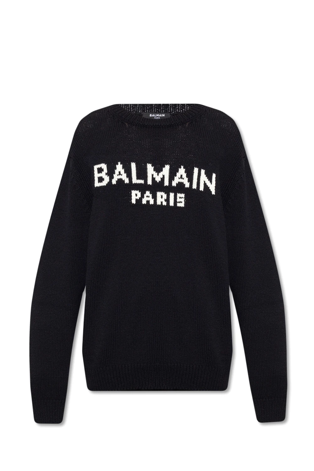 BLACK Sweater with logo