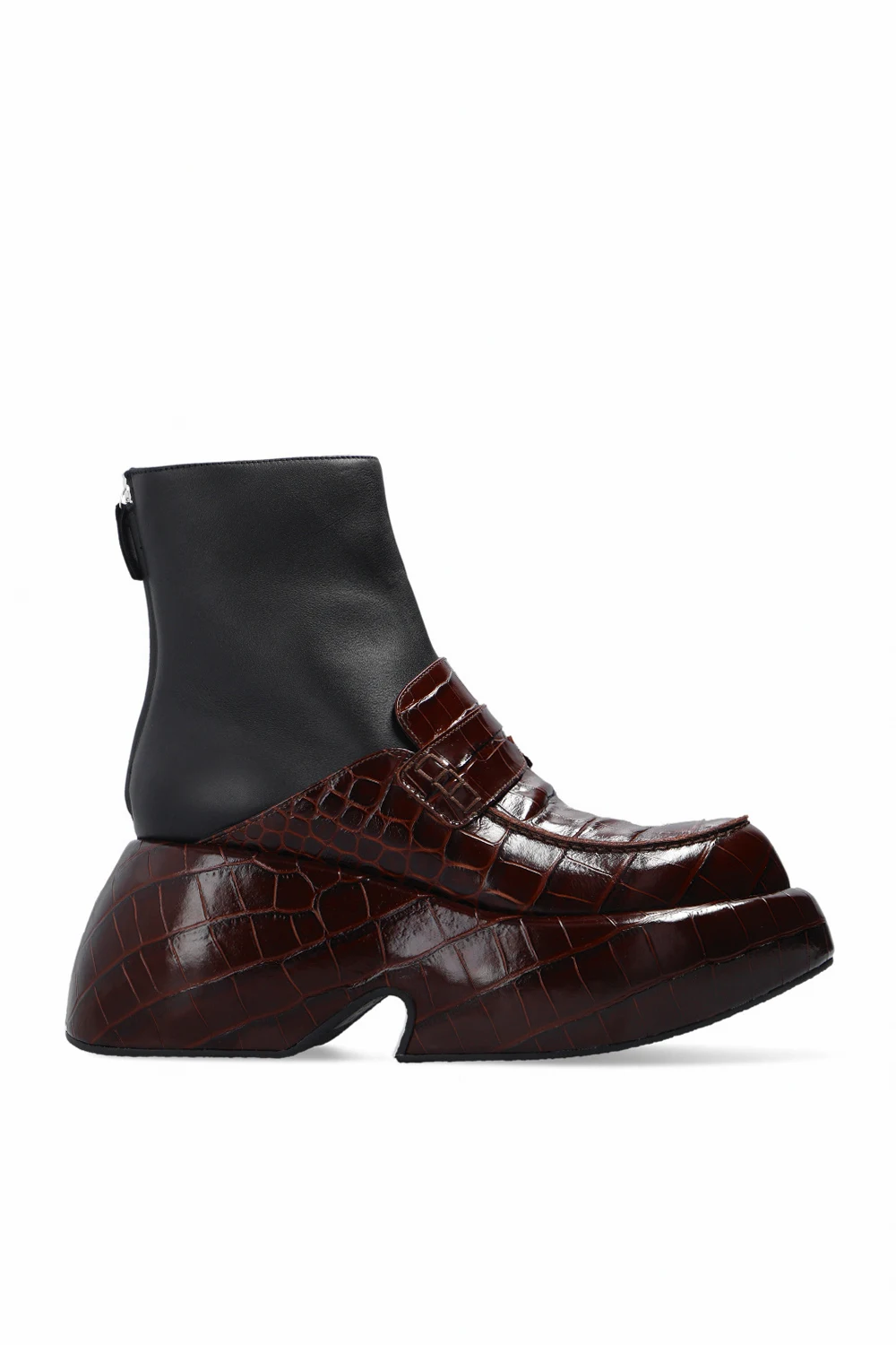 Buty za kostkę na platformie