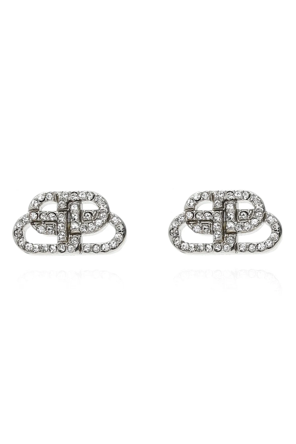 BB motif earrings
