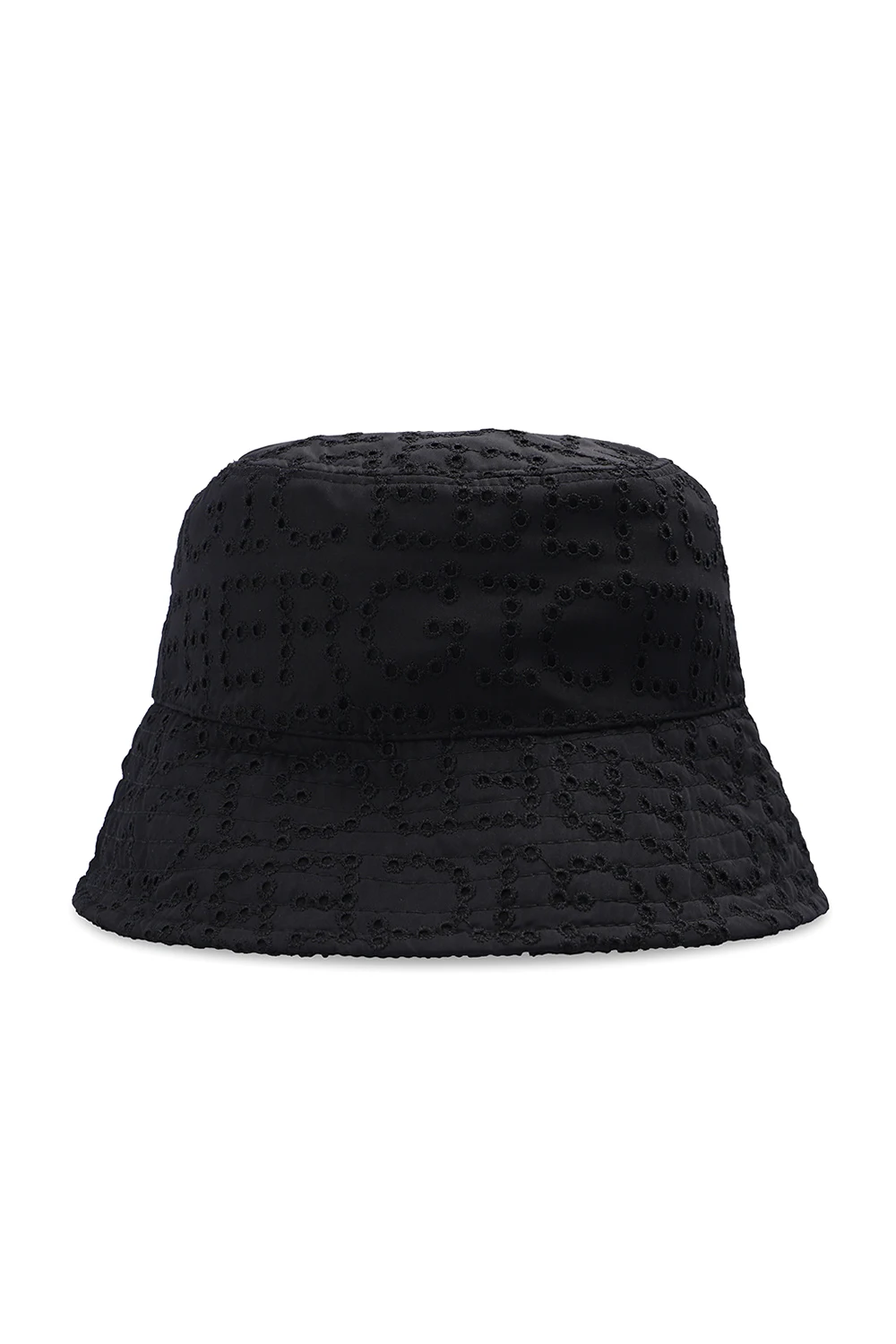 BLACK Bucket hat with logo