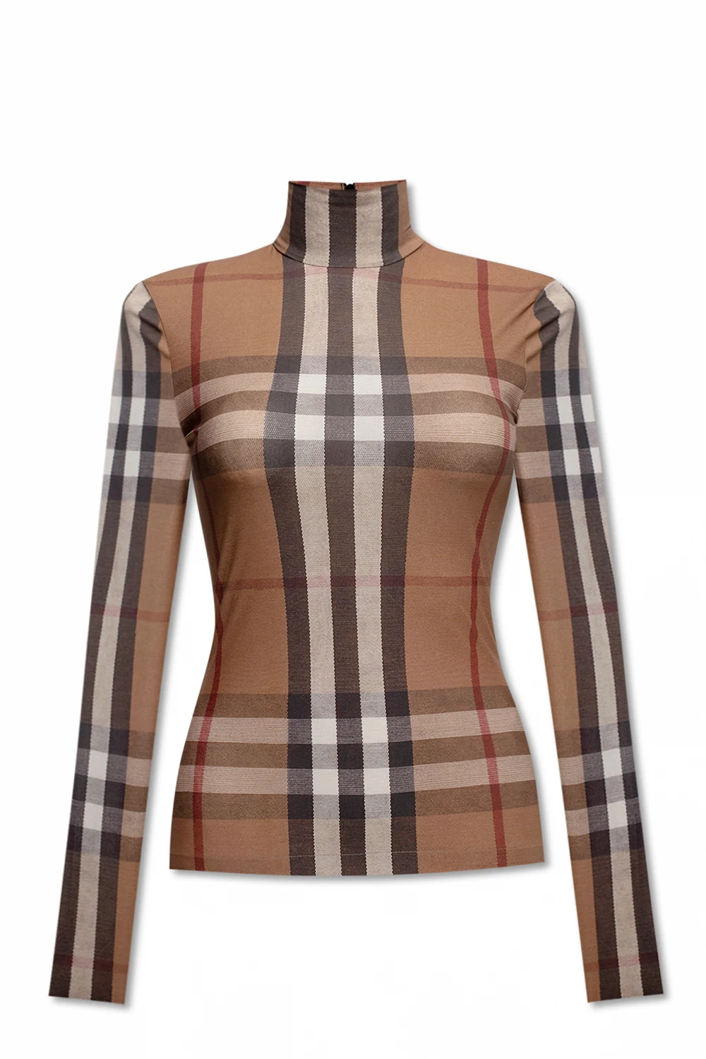 BROWN ‘Emery’ patterned turtleneck top