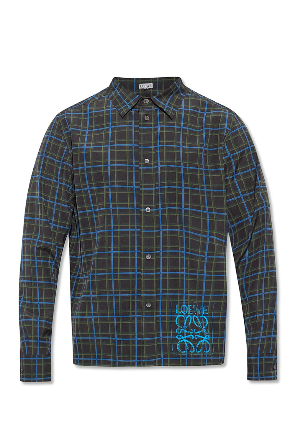BLACK Checked shirt