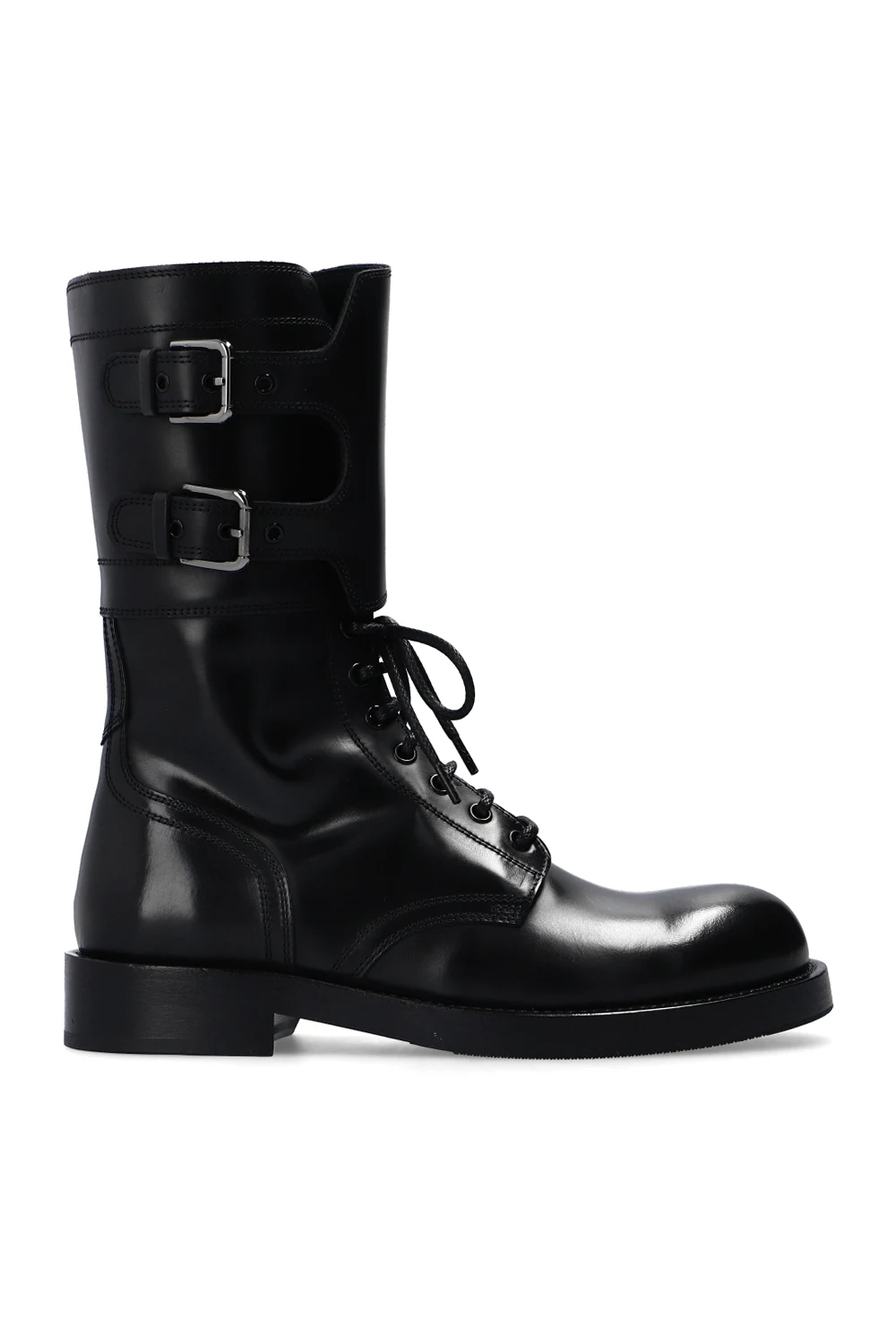Leather ankle boots