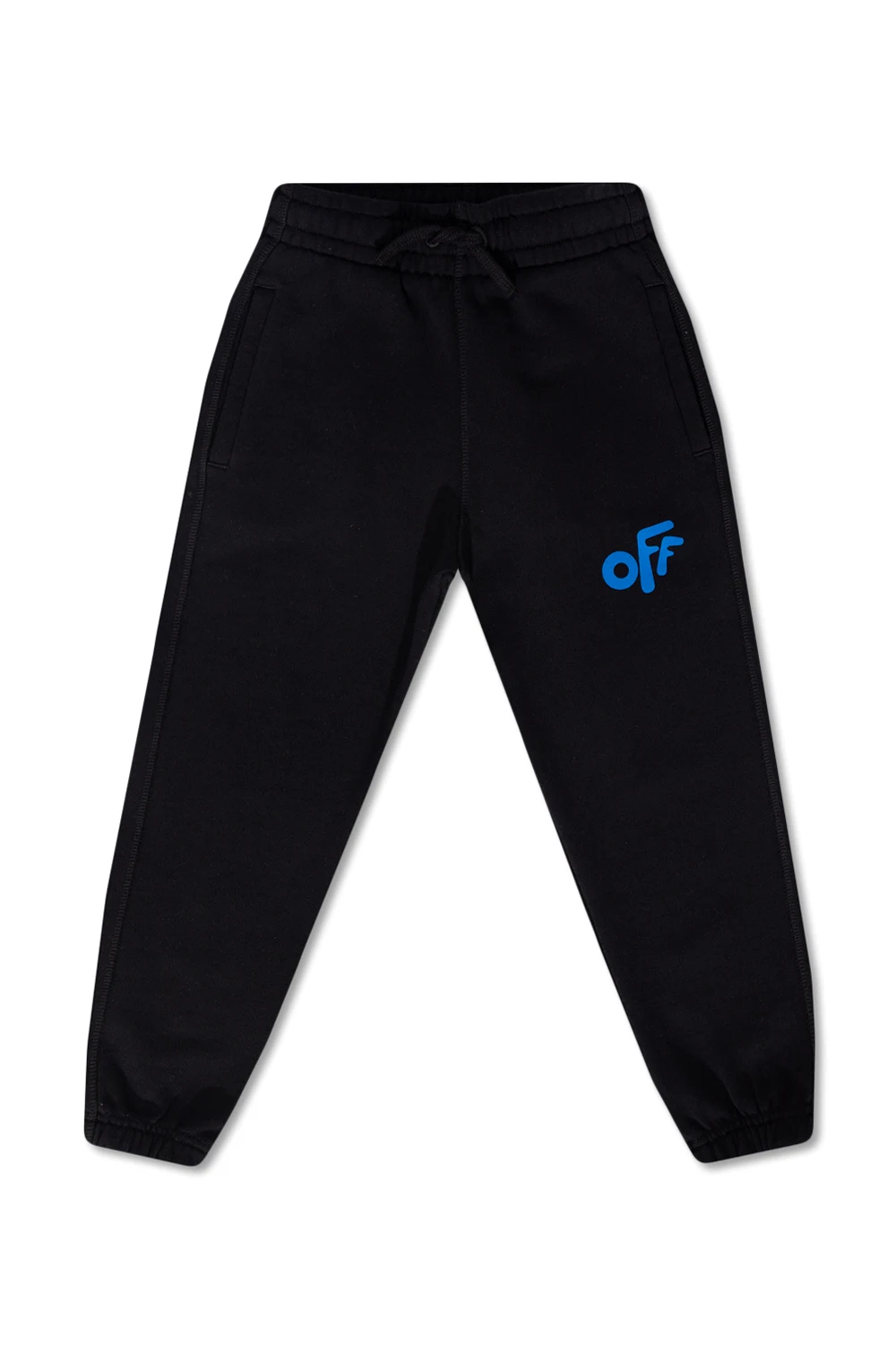 BLACK Sweatpants with logo