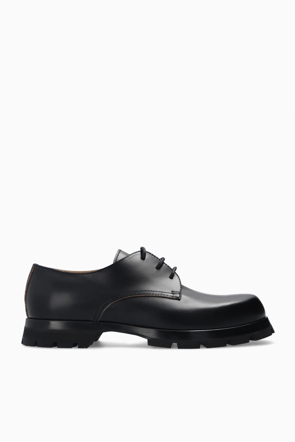 Leather derby shoes