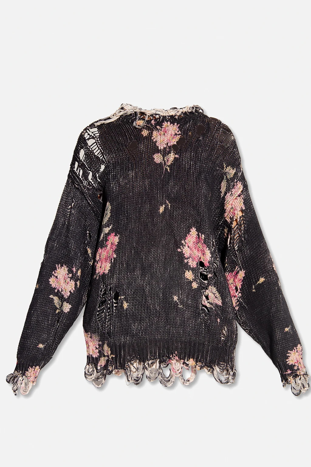 Sweater with vintage effect